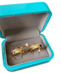 Alianças de Casamento 6mm | Semi Anatômico | 1 Friso Lateral Diamantado | Moeda Antiga Banhada a Ouro 18K