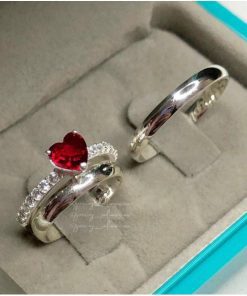 Alianças de Namoro em Prata 950 Finas Largura 3mm | Modelo Eva | Tradicional Redonda