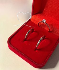 Par De Alianças Prata Em Aço Cirúrgico 2mm Tradicional