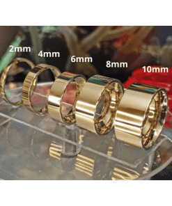Alianças de Casamento | Modelo Personalizado por Largura | Moedas Antigas
