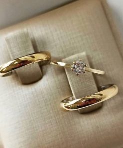 Alianças de Casamento Largura 4mm | Abaulado Tradicional