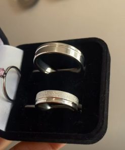 Alianças De Namoro 6mm Friso E Diamantado