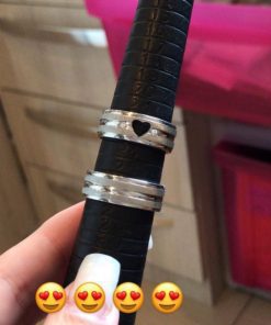 Alianças De Namoro 8mm Fosco Com Coração