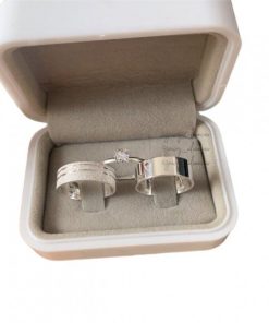 Alianças de Namoro 7mm em Prata 950 | Modelo Janaina | Semi Anatômico