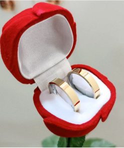 Alianças de Casamento 5mm | Modelo Anatômico | Revestimento em Aço Cirúrgico Opcional