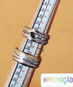 Par De Alianças Prata Em Aço Cirúrgico 8mm- C/ Coração