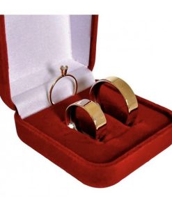 Alianças de Casamento Ouro 10K com Revestimento em Aço 7mm | Modelo Reto Semi-Anatômico